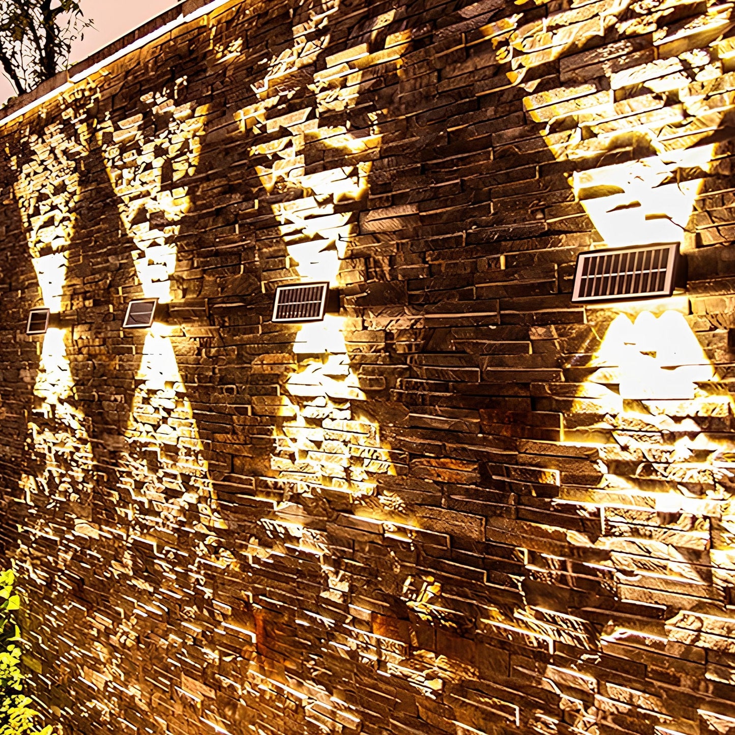 Solar Powered Wall Sconce