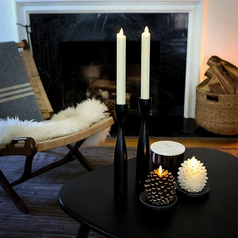 ForestHearth™ Lilin kon pine tanpa api