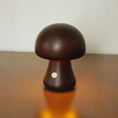 Lumishroom™ Lampu meja kayu