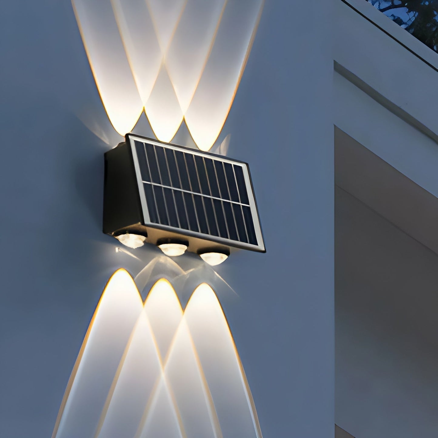 Solar Powered Wall Sconce