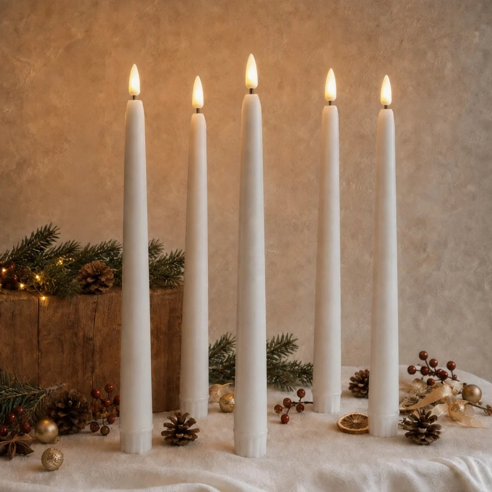 Velas sem chama para lustres