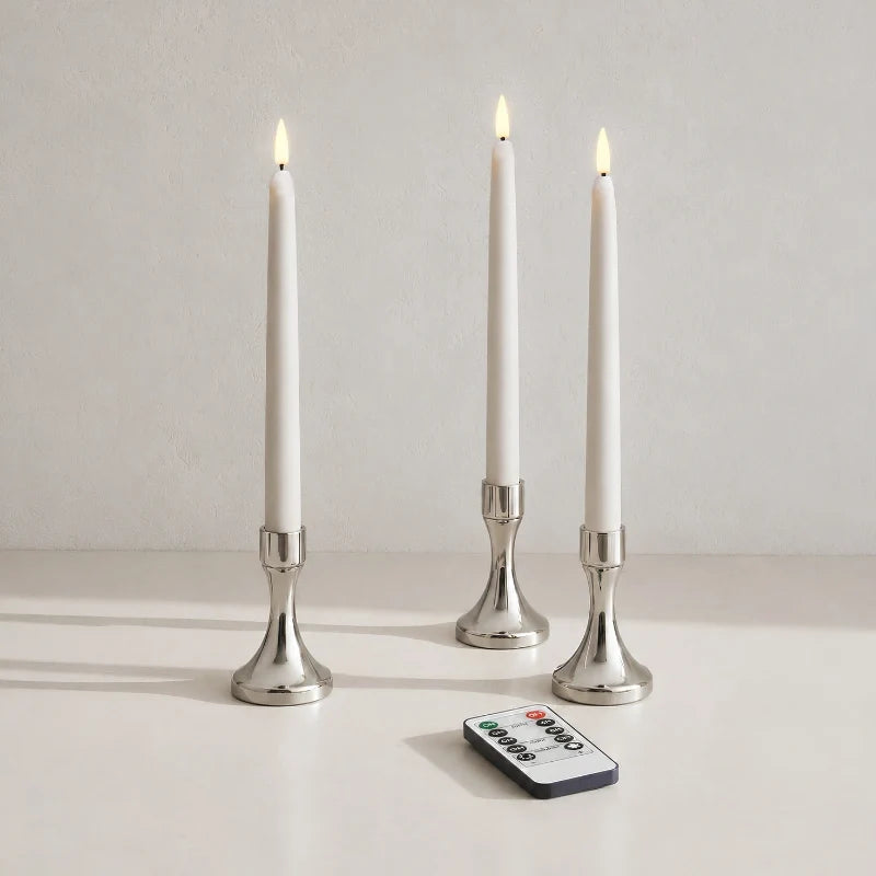 Velas sem chama para lustres
