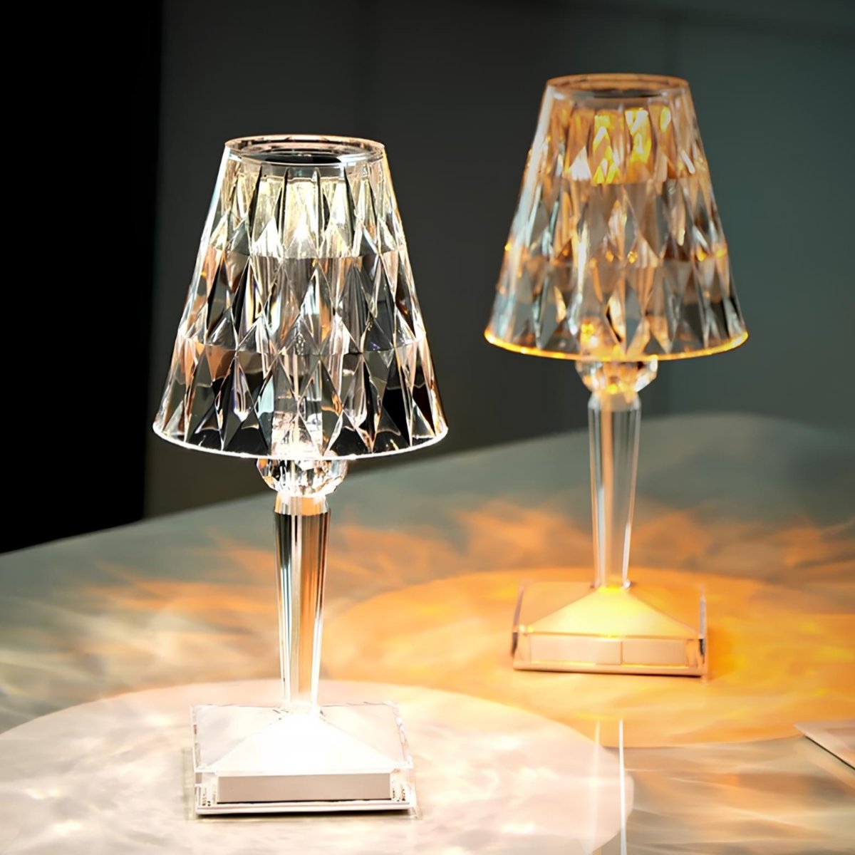  Lampu kristal berkilau