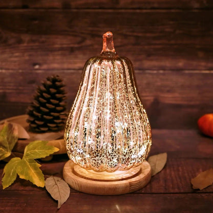 HarvestGlow™ Hand-Blown Glass Lamp
