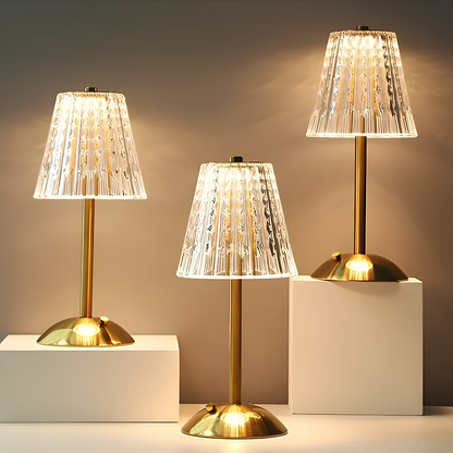 Golden Crystal Table Lamp