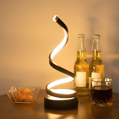 Lampe de Table Spiralée