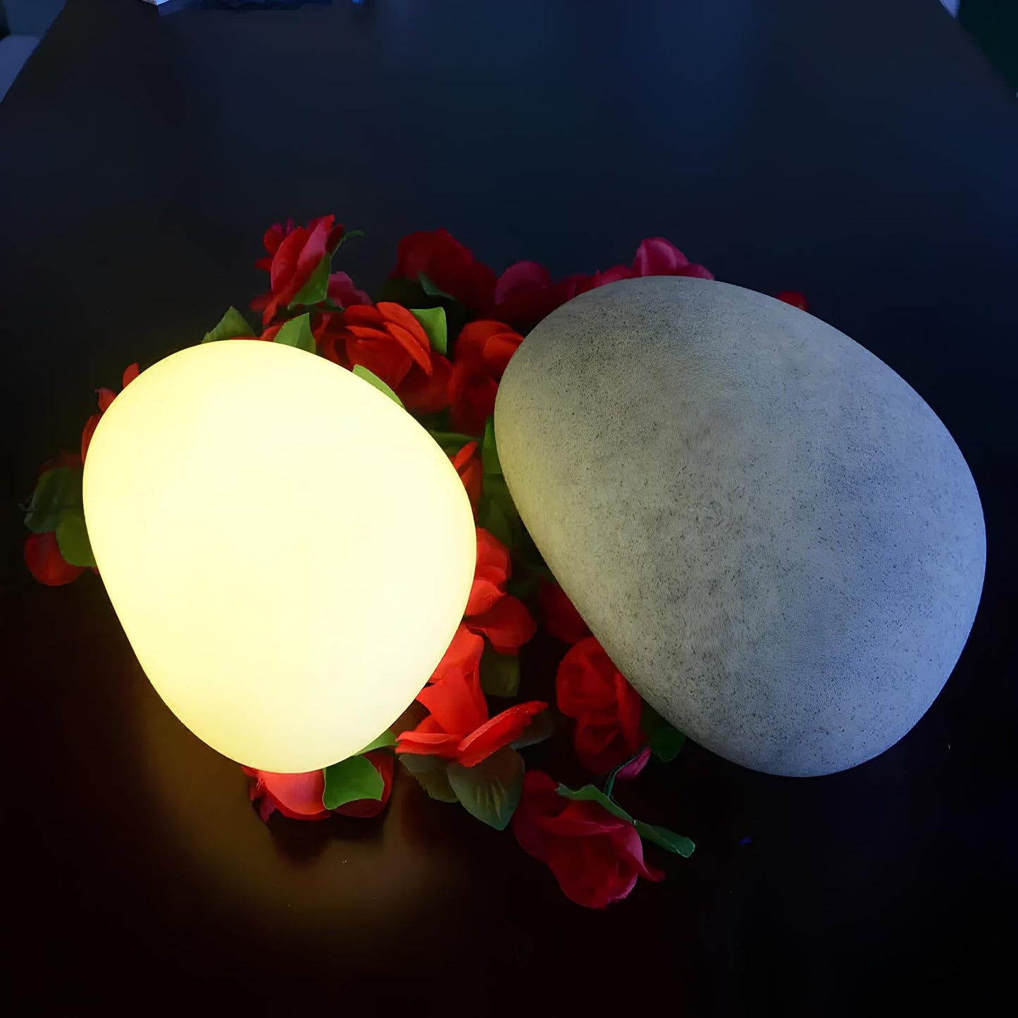 Kopfsteinpflaster Gartenlicht