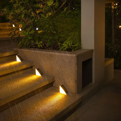 Solar Powered Stair Lights