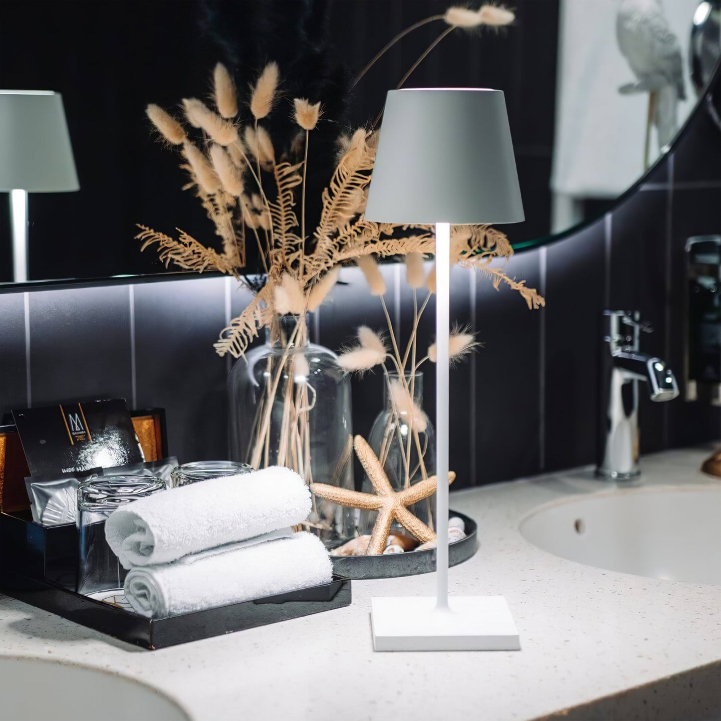 Dimmable Tall Table Lamp