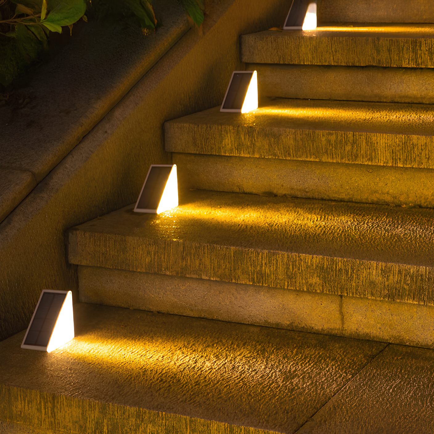 Solar Powered Stair Lights