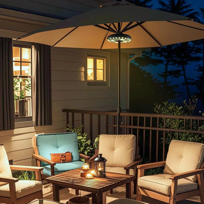 ParasolGlow™ Lampu payung patio