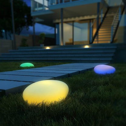 Kopfsteinpflaster Gartenlicht
