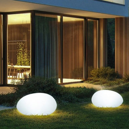 Kopfsteinpflaster Gartenlicht