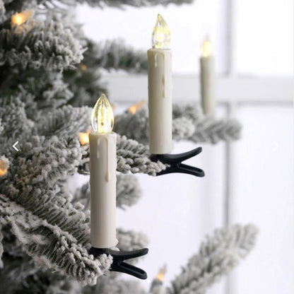 Cordless Clip-On Christmas Candles