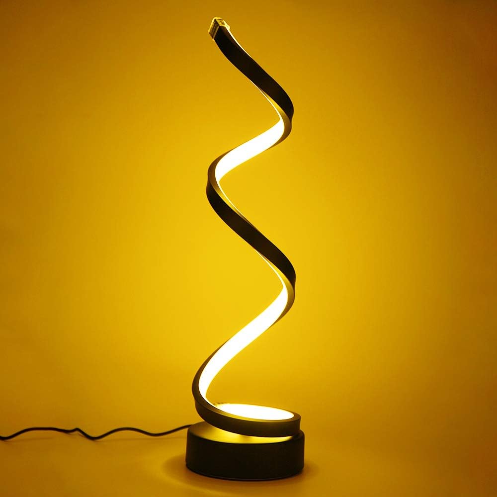 Lampu Meja Spiral