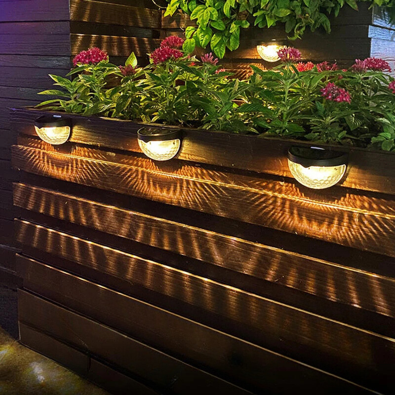 Solna lampa ogrodowa ścienna
