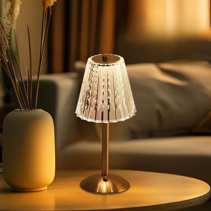 Golden Crystal Table Lamp