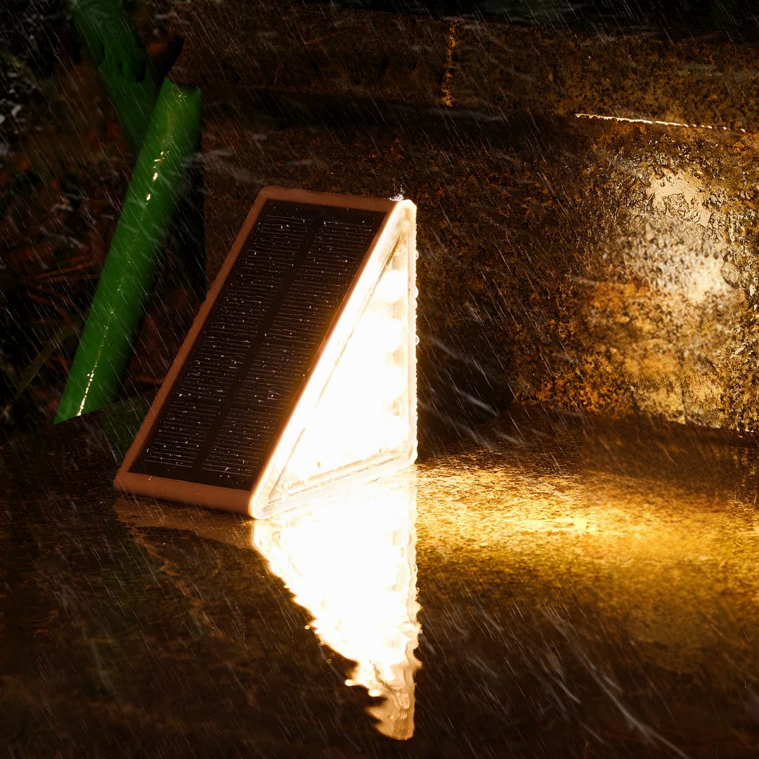 Solar Powered Stair Lights