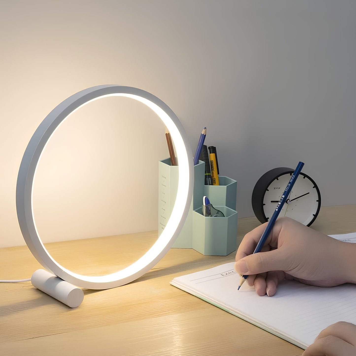 Lampu Meja Malam Halo