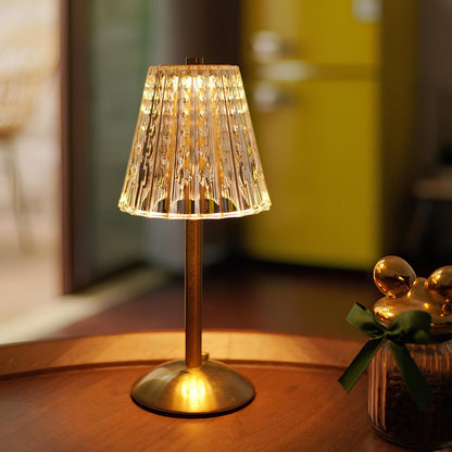 Golden Crystal Table Lamp