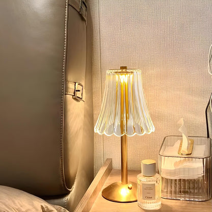 Golden Crystal Table Lamp