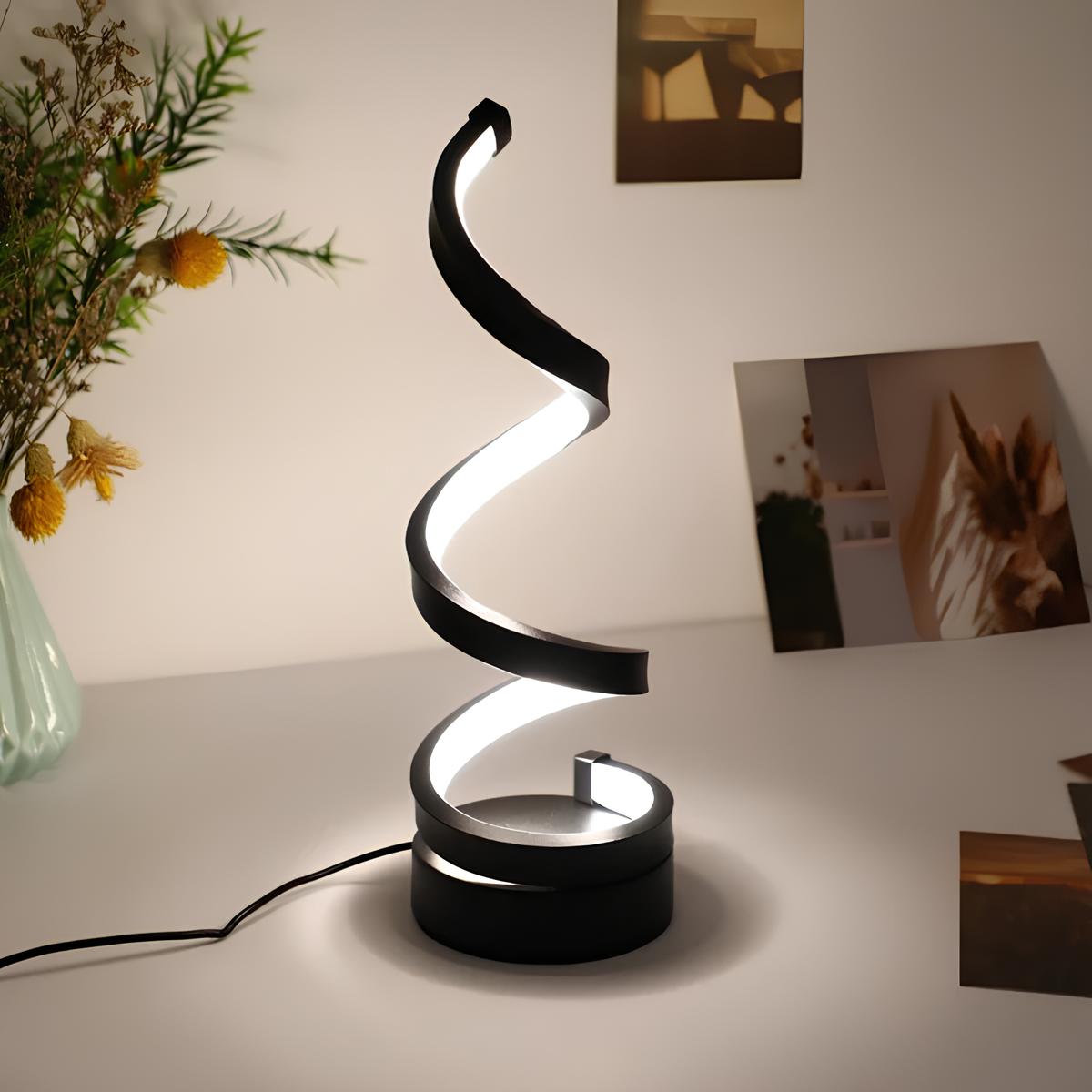 スパイラルテーブルランプ – Restaurant.Lighting