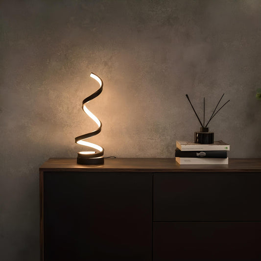 Lampe de Table Spiralée