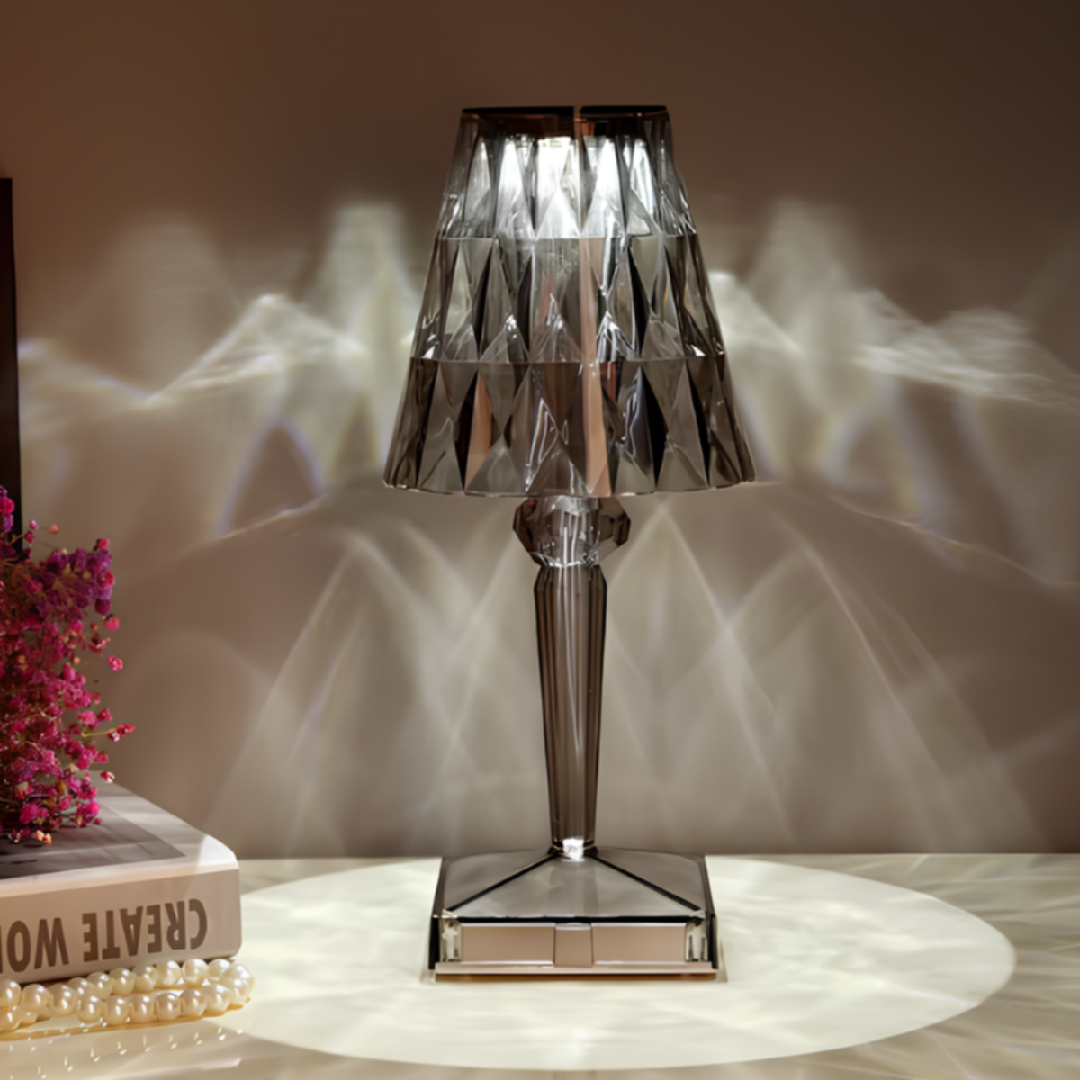  Lampu kristal berkilau