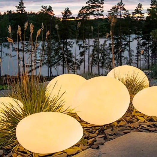 Kopfsteinpflaster Gartenlicht